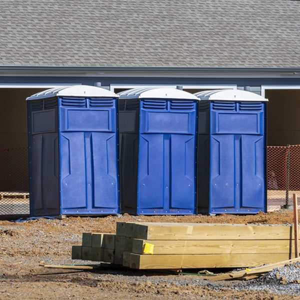 is there a specific order in which to place multiple porta potties in Paris ME